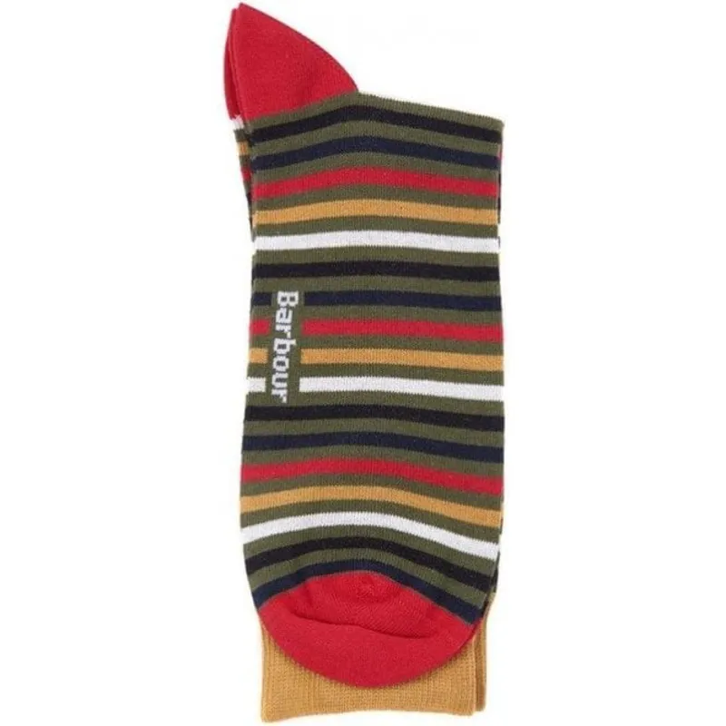 Barbour Men's Tartan Stripe Socks-1